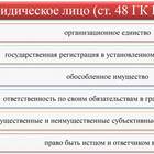 Организационное единство как признак юридического лица