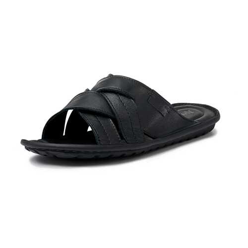 Шлепанцы мужские Alessio Nesca Comfort TR-AMR-046A черные 41 RU в Честер
