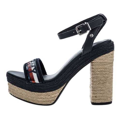 Босоножки женские Tommy Hilfiger FW0FW04717 синие 40 US в Честер