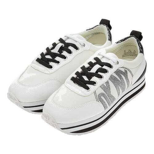 Кроссовки женские DKNY K2943812/WHB белые/черные/серебристые 8.5 US в Честер