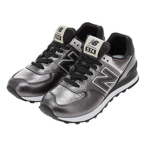Кроссовки женские New Balance WL574WNF/B серебристые/черные 9.5 US в Честер