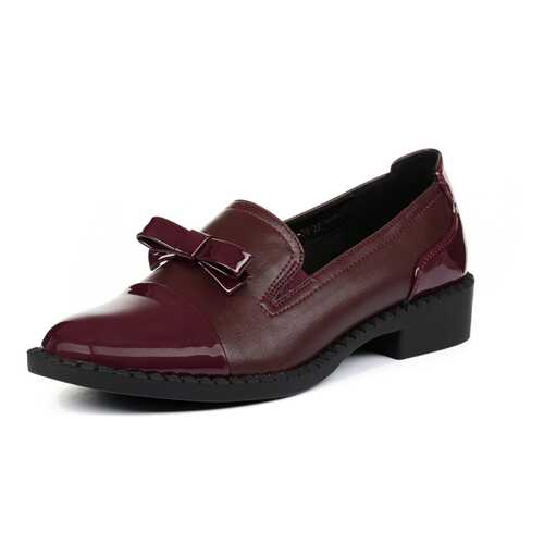 Лоферы женские T.Taccardi K0490LC-7A бордовые 37 RU в Честер