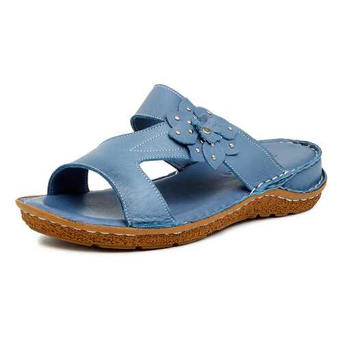 Шлепанцы женские Alessio Nesca Comfort 710018219 голубые 38 RU в Честер