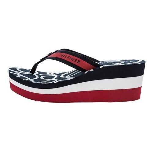 Шлепанцы женские Tommy Hilfiger FW0FW04806 синие 40 US в Честер